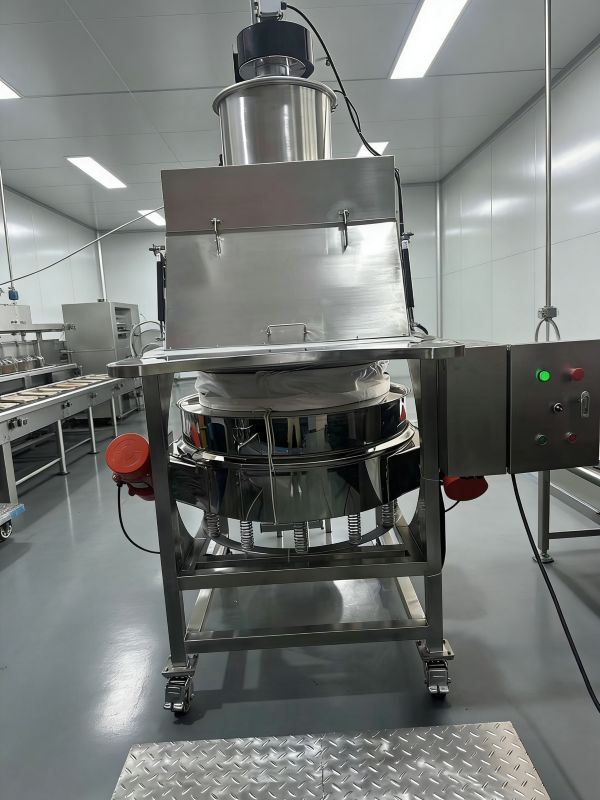 无尘投料站带直排筛_粉体无尘投料设备_上海禹宸机械